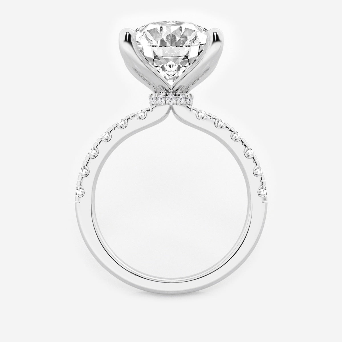 Everly - Hidden Halo Elegance Engagement Ring