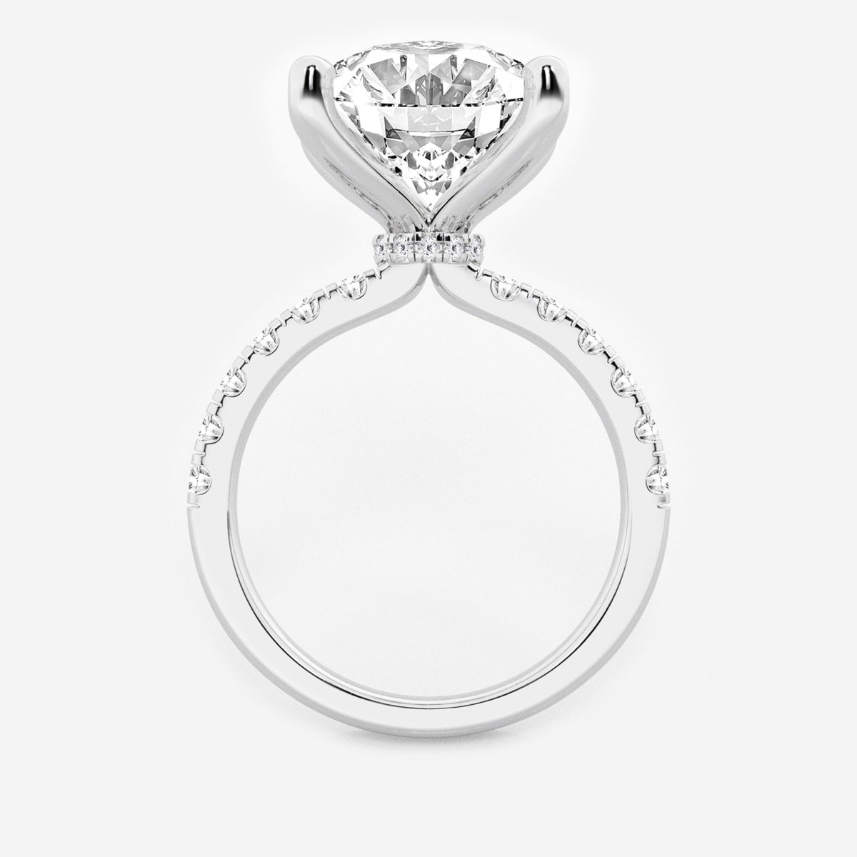 Everly - Hidden Halo Elegance Engagement Ring