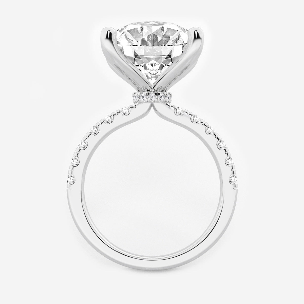 Everly - Hidden Halo Elegance Engagement Ring