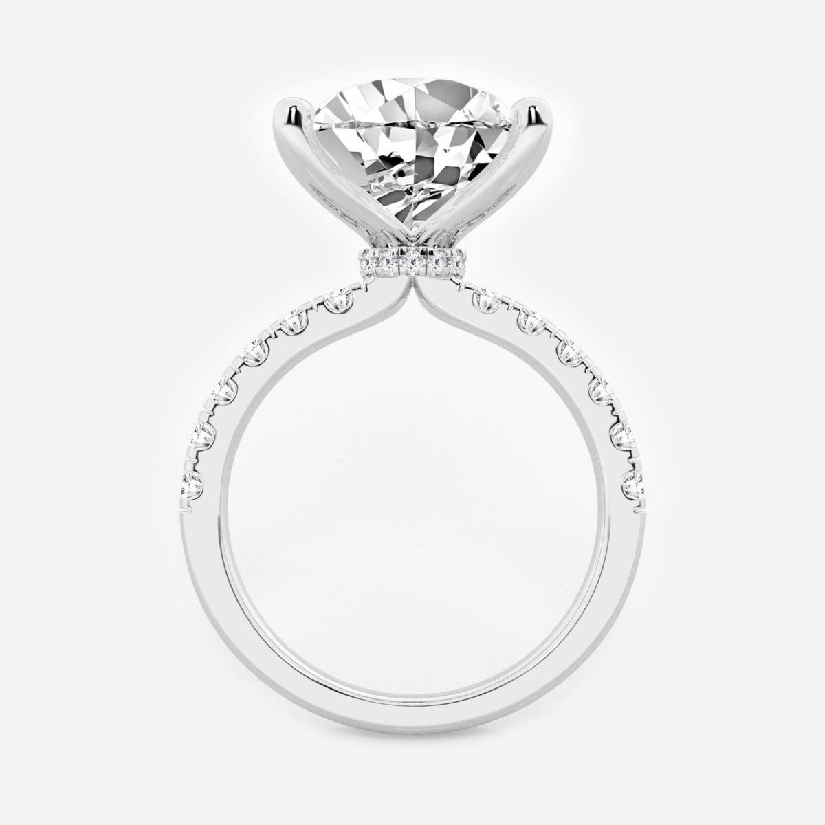 Everly - Hidden Halo Elegance Engagement Ring