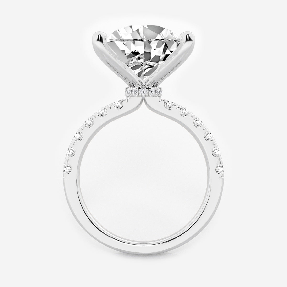 Everly - Hidden Halo Elegance Engagement Ring