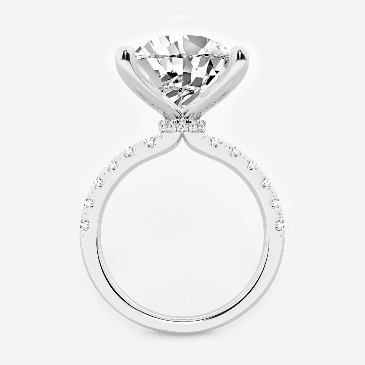 Everly - Hidden Halo Elegance Engagement Ring