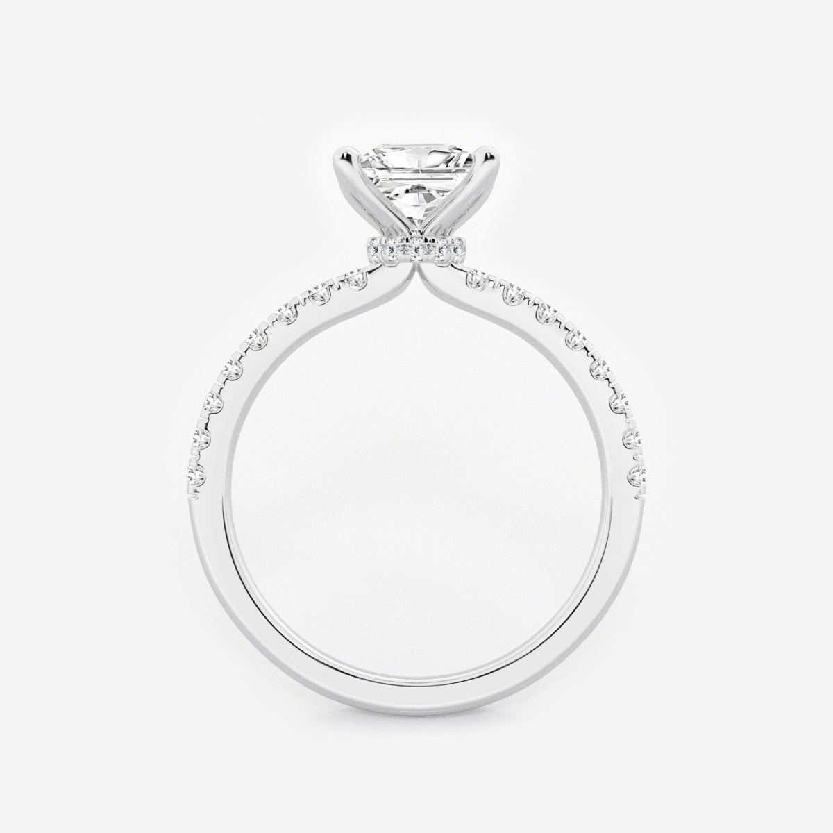 Everly - Hidden Halo Elegance Engagement Ring