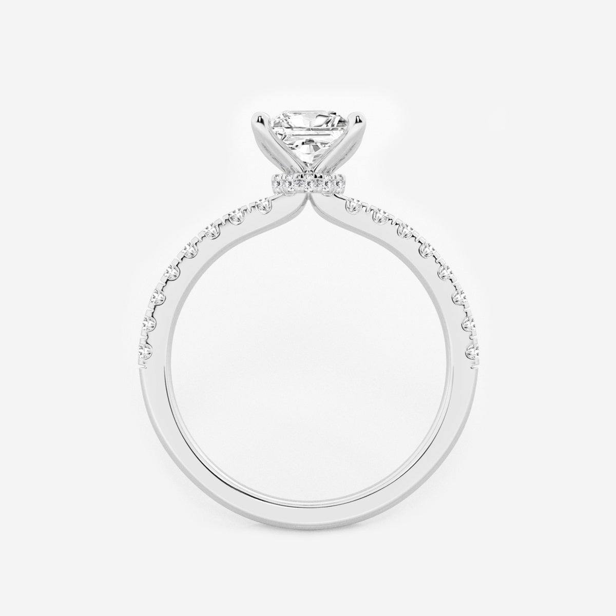 Everly - Hidden Halo Elegance Engagement Ring