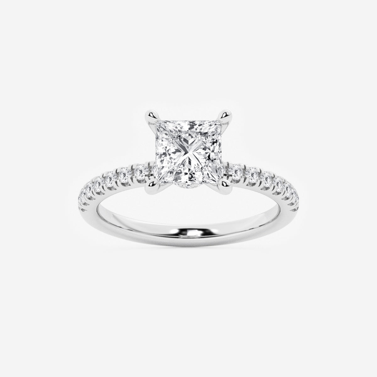 Everly - Hidden Halo Elegance Engagement Ring