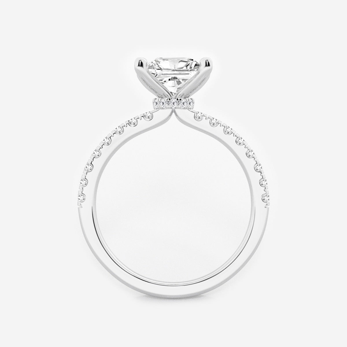 Everly - Hidden Halo Elegance Engagement Ring