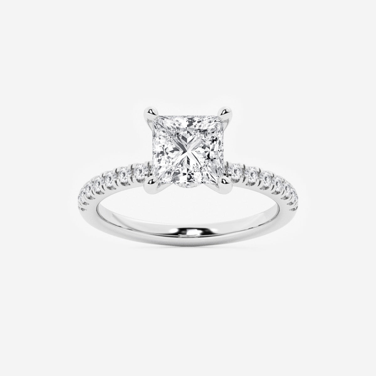 Everly - Hidden Halo Elegance Engagement Ring