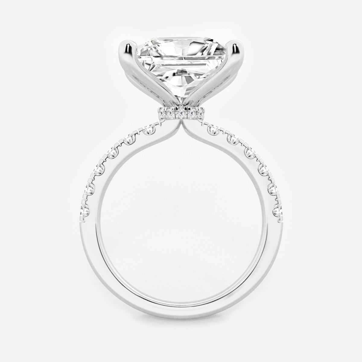 Everly - Hidden Halo Elegance Engagement Ring