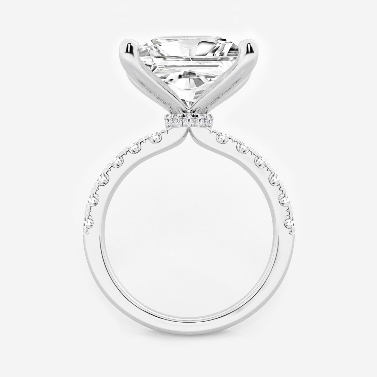 Everly - Hidden Halo Elegance Engagement Ring