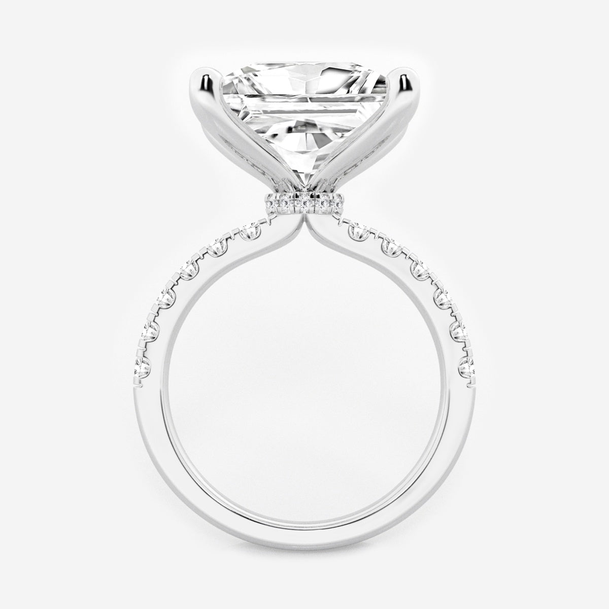 Everly - Hidden Halo Elegance Engagement Ring