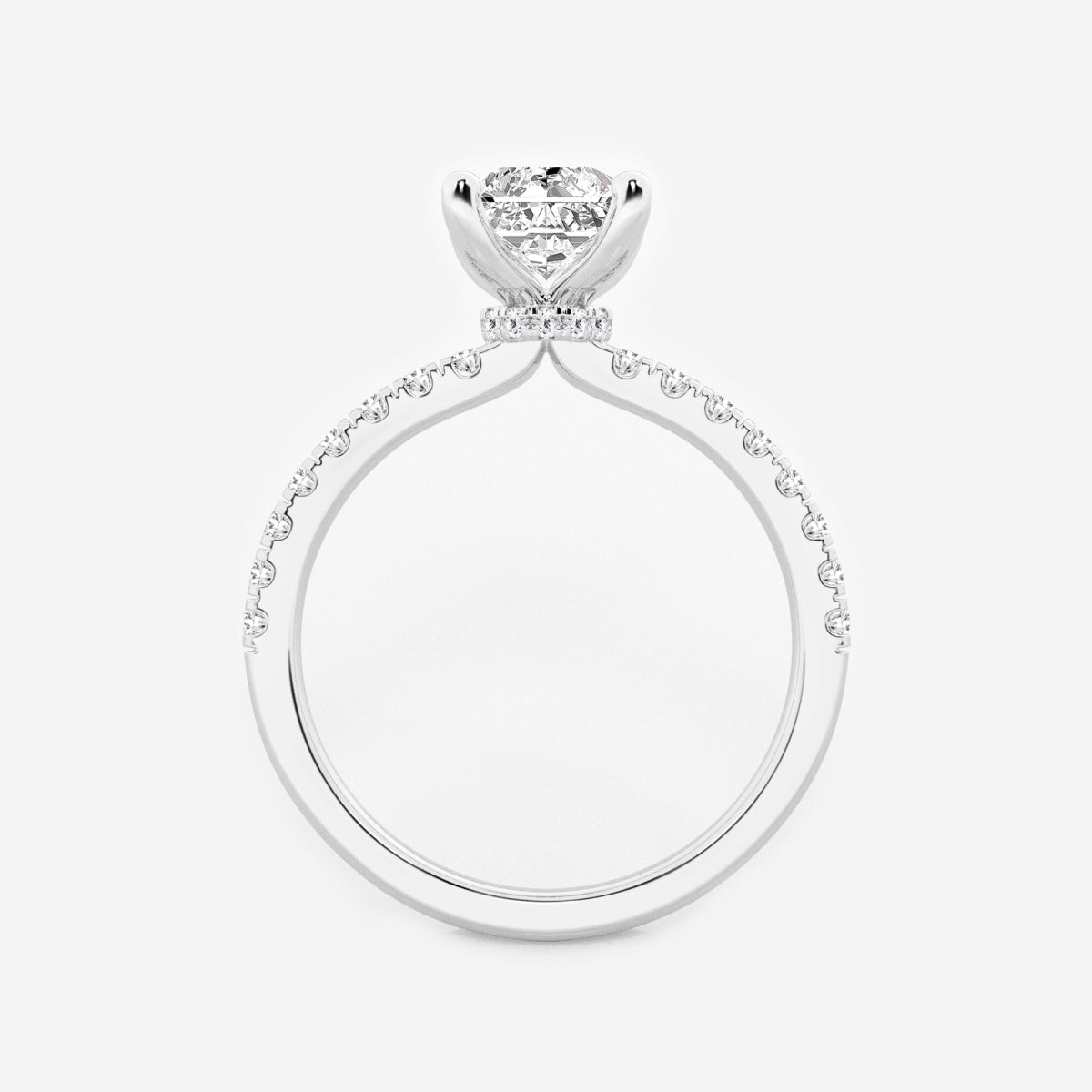 Everly - Hidden Halo Elegance Engagement Ring