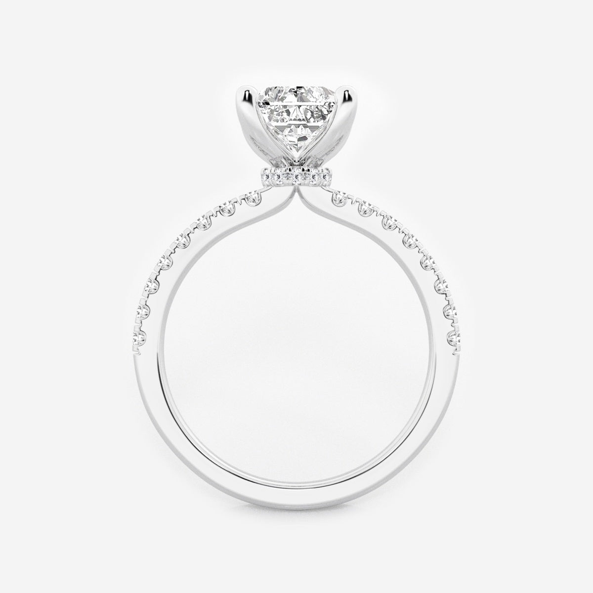 Everly - Hidden Halo Elegance Engagement Ring