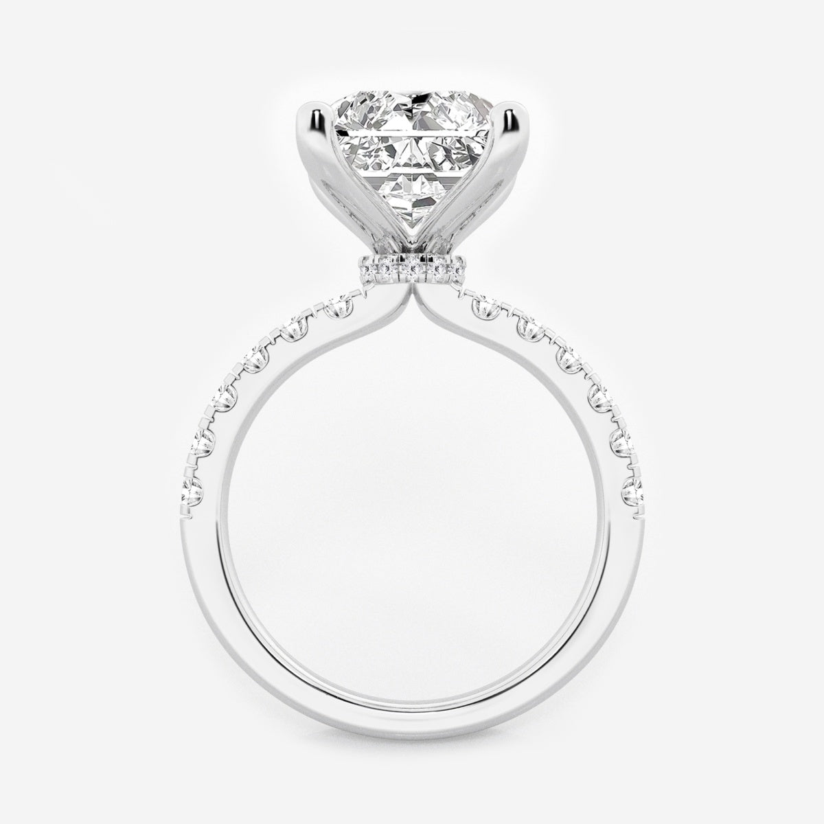 Everly - Hidden Halo Elegance Engagement Ring