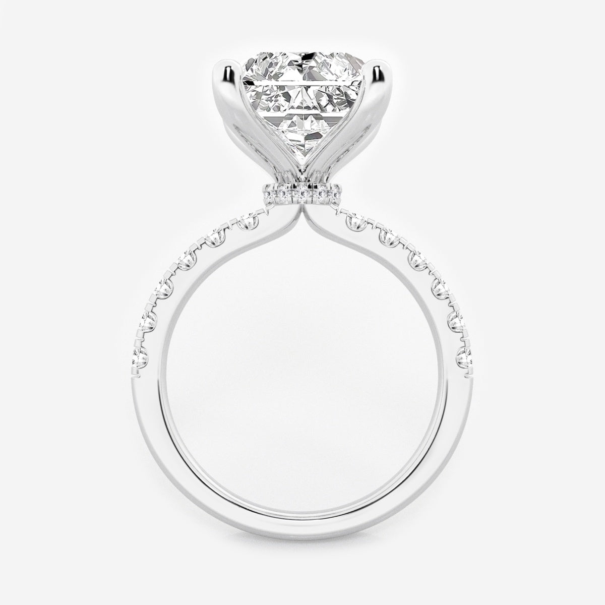 Everly - Hidden Halo Elegance Engagement Ring