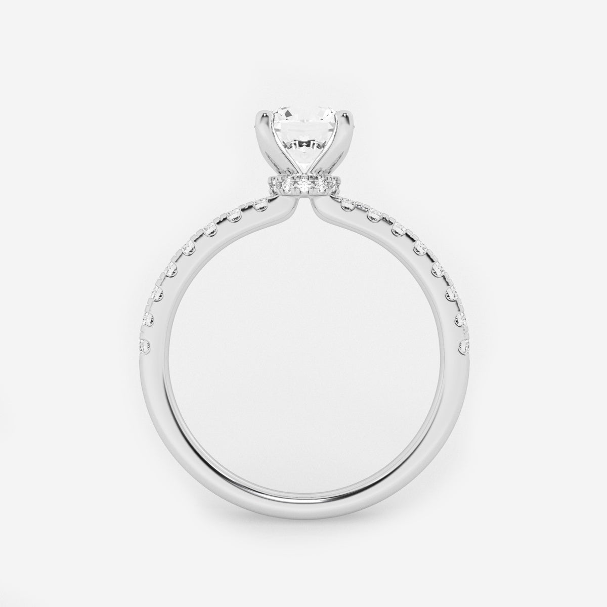 Everly - Hidden Halo Elegance Engagement Ring