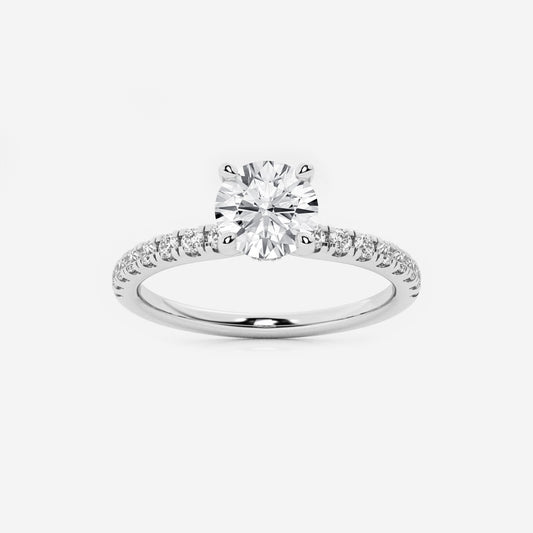 Everly - Hidden Halo Elegance Engagement Ring