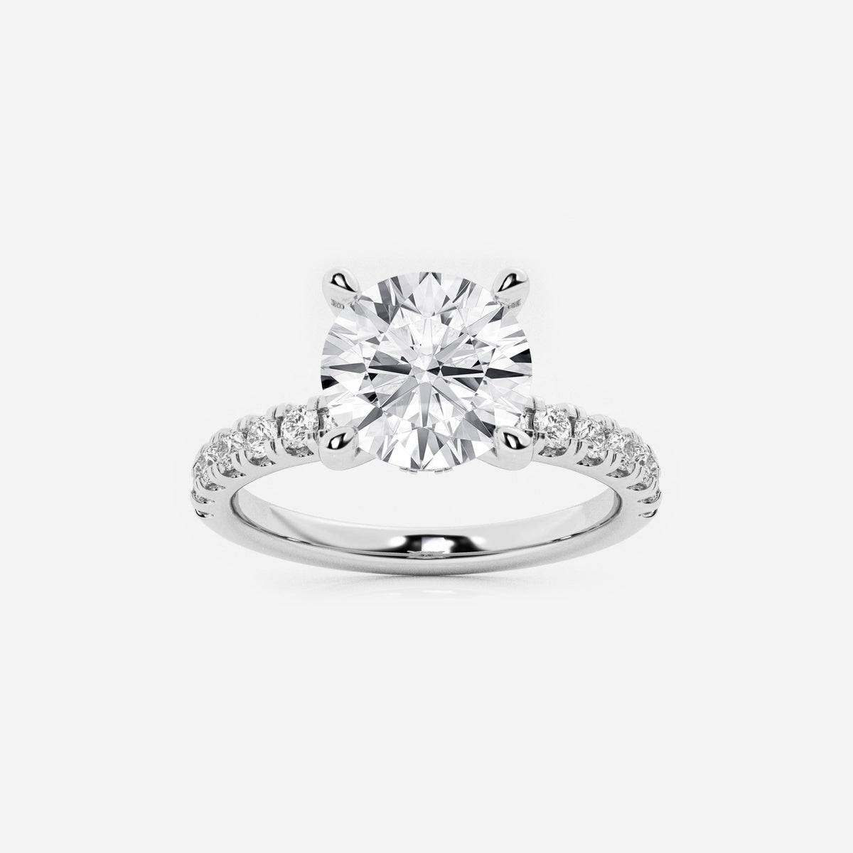 Everly - Hidden Halo Elegance Engagement Ring