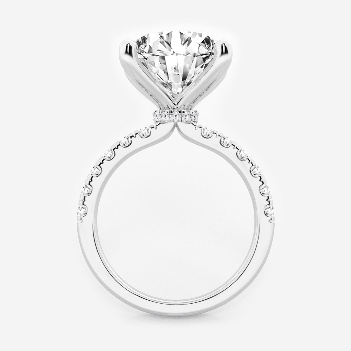 Everly - Hidden Halo Elegance Engagement Ring