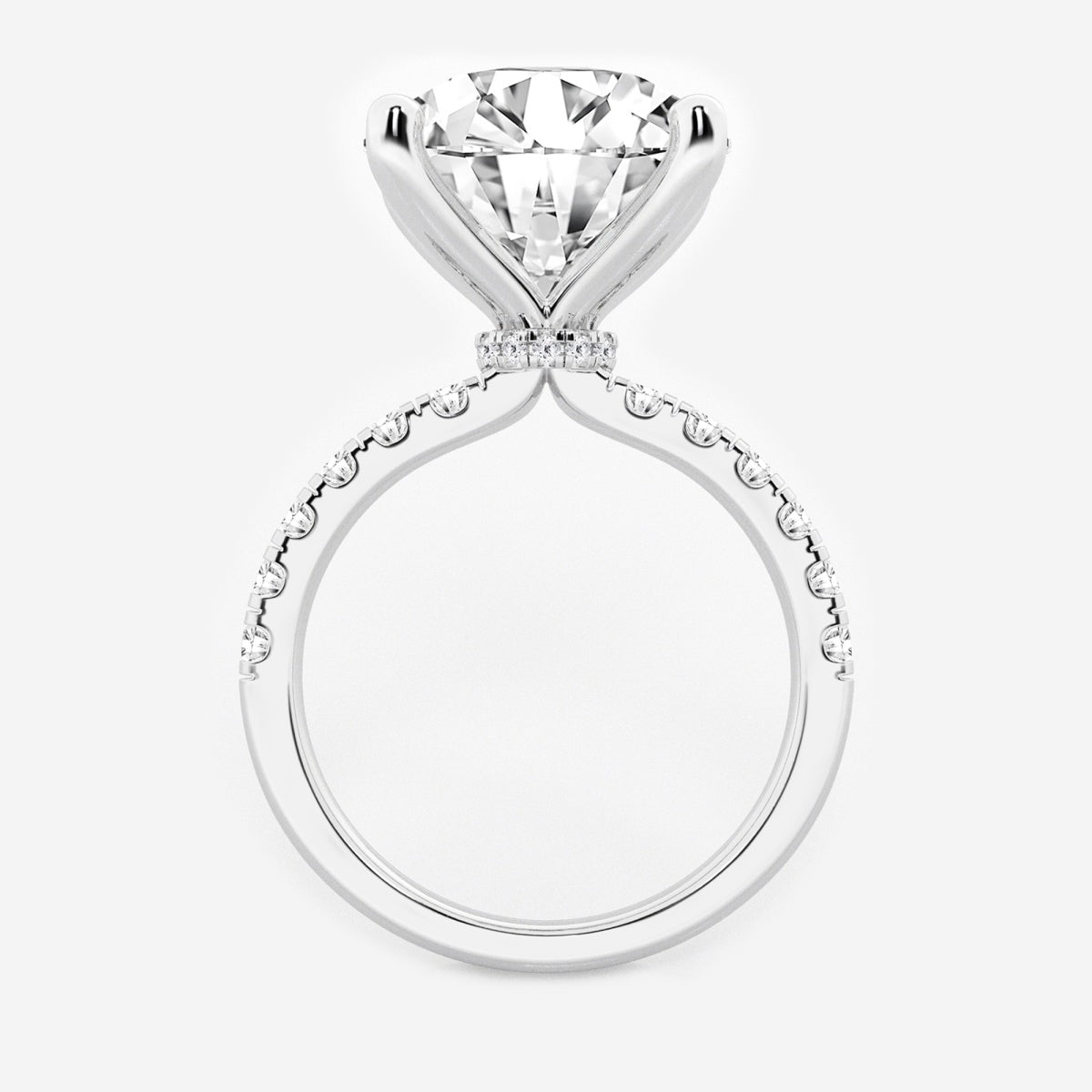 Everly - Hidden Halo Elegance Engagement Ring