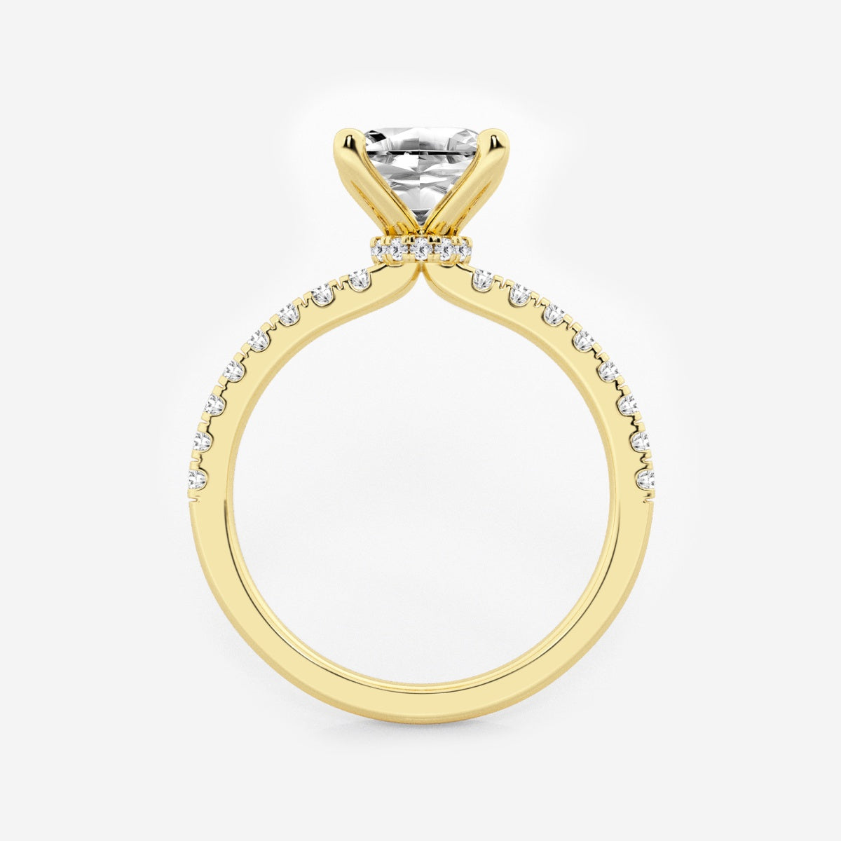 Everly - Hidden Halo Elegance Engagement Ring