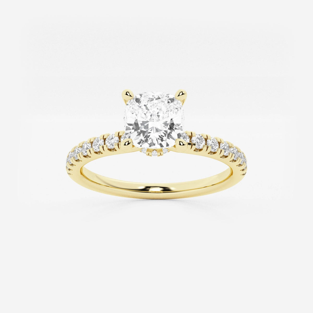 Everly - Hidden Halo Elegance Engagement Ring