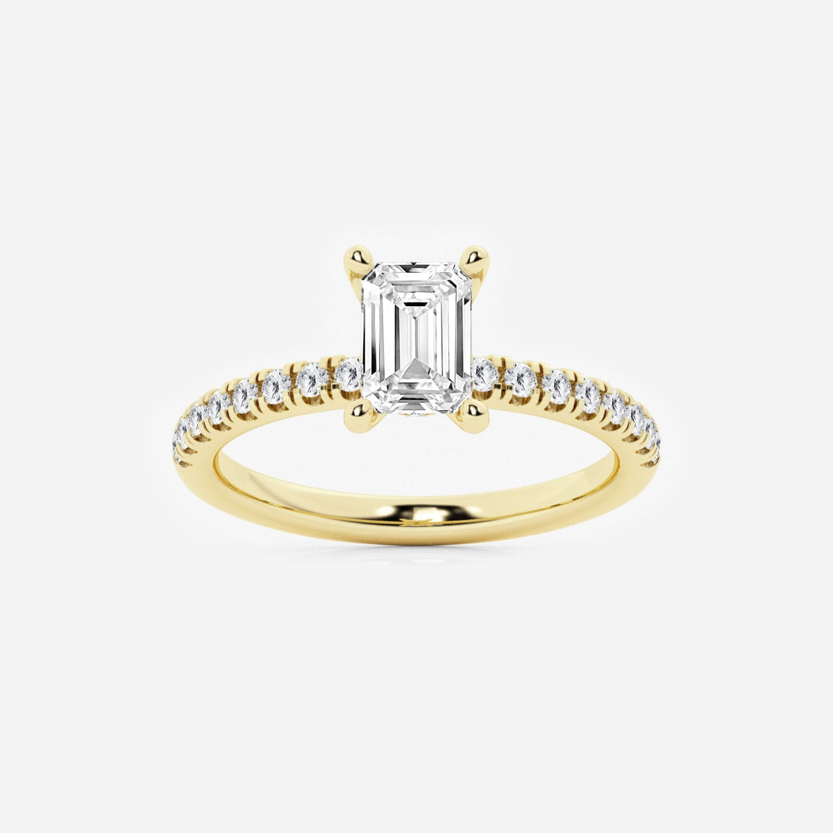 Everly - Hidden Halo Elegance Engagement Ring