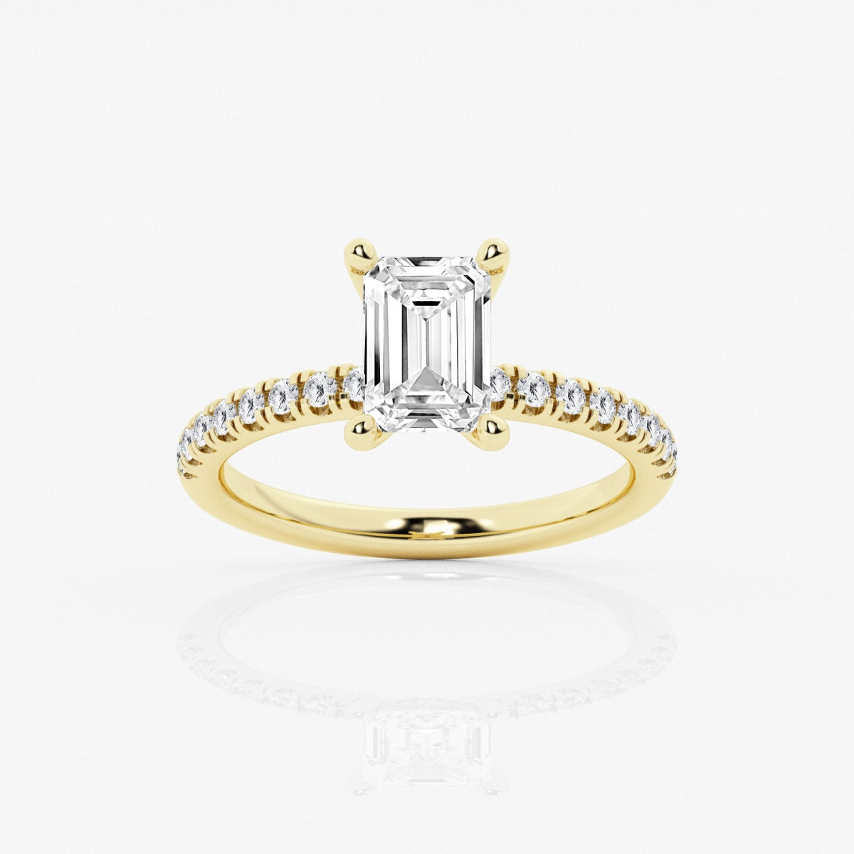 Everly - Hidden Halo Elegance Engagement Ring