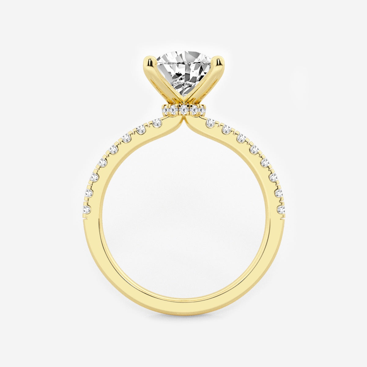 Everly - Hidden Halo Elegance Engagement Ring