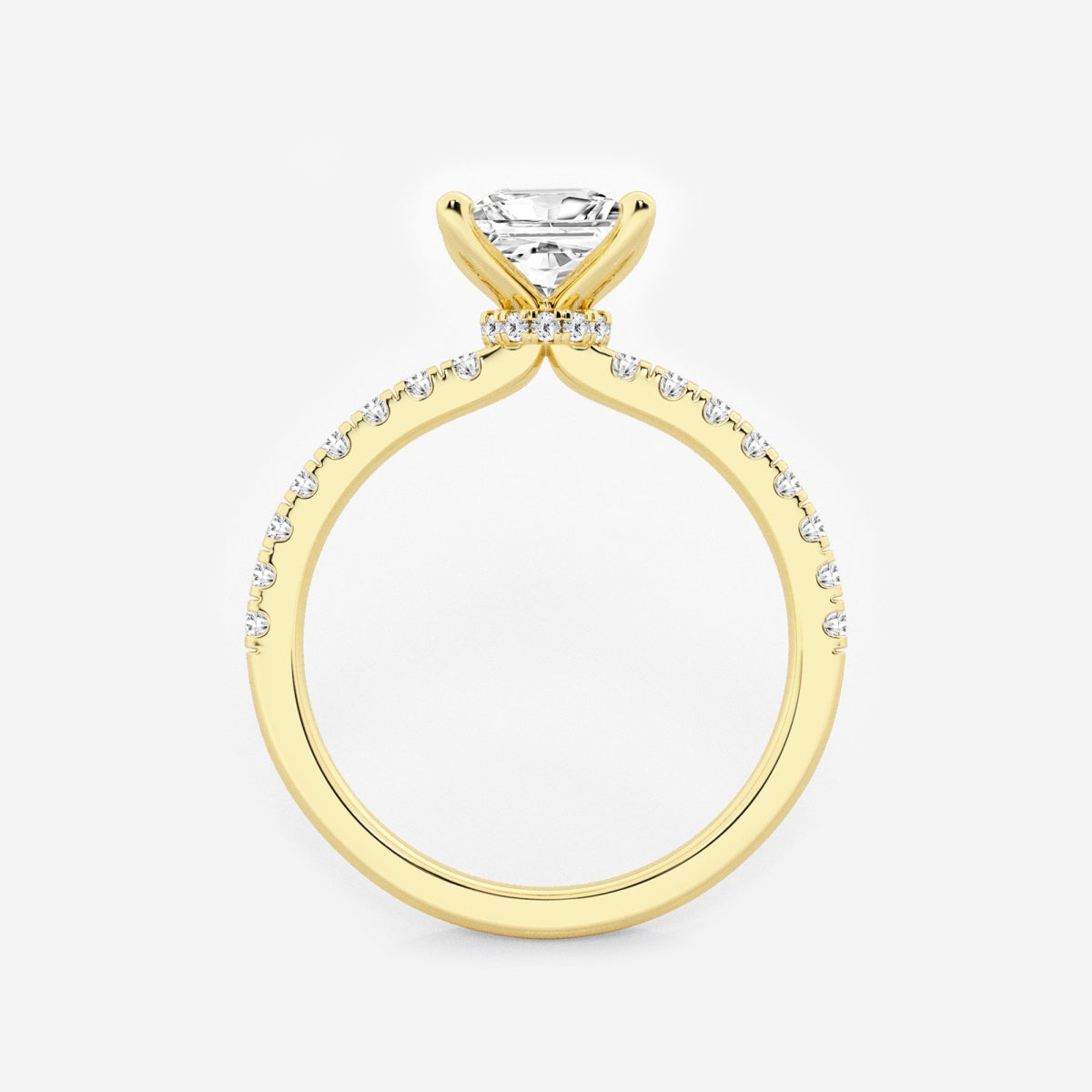 Everly - Hidden Halo Elegance Engagement Ring