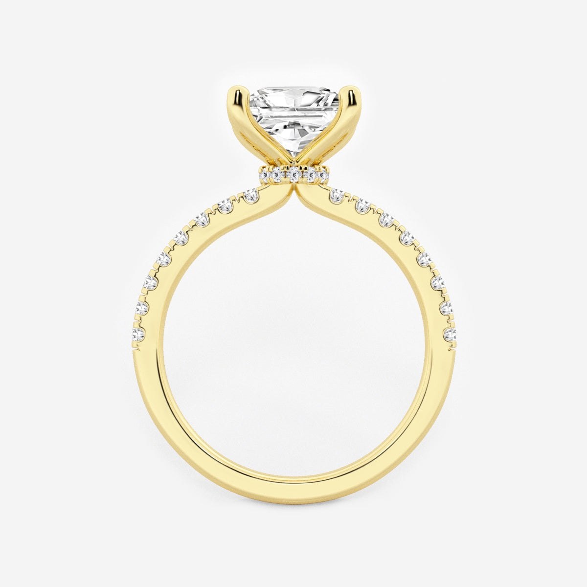 Everly - Hidden Halo Elegance Engagement Ring