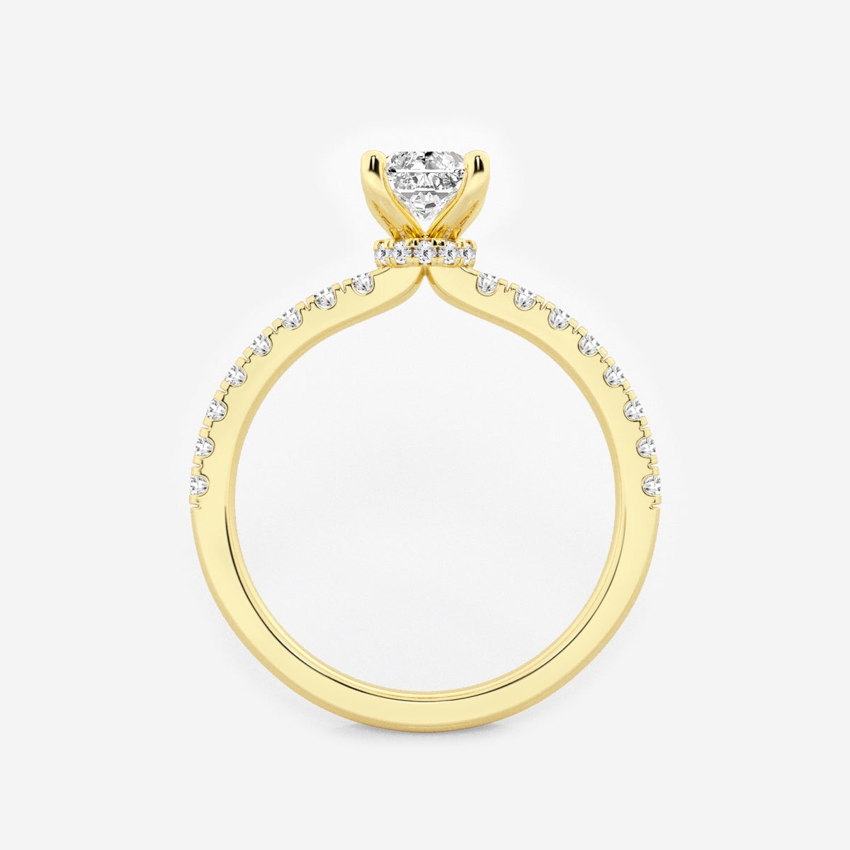 Everly - Hidden Halo Elegance Engagement Ring