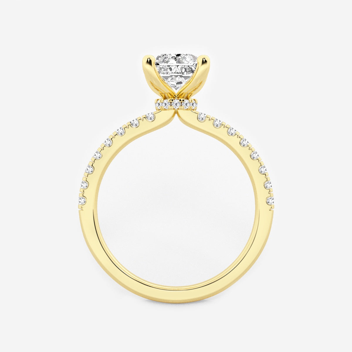 Everly - Hidden Halo Elegance Engagement Ring