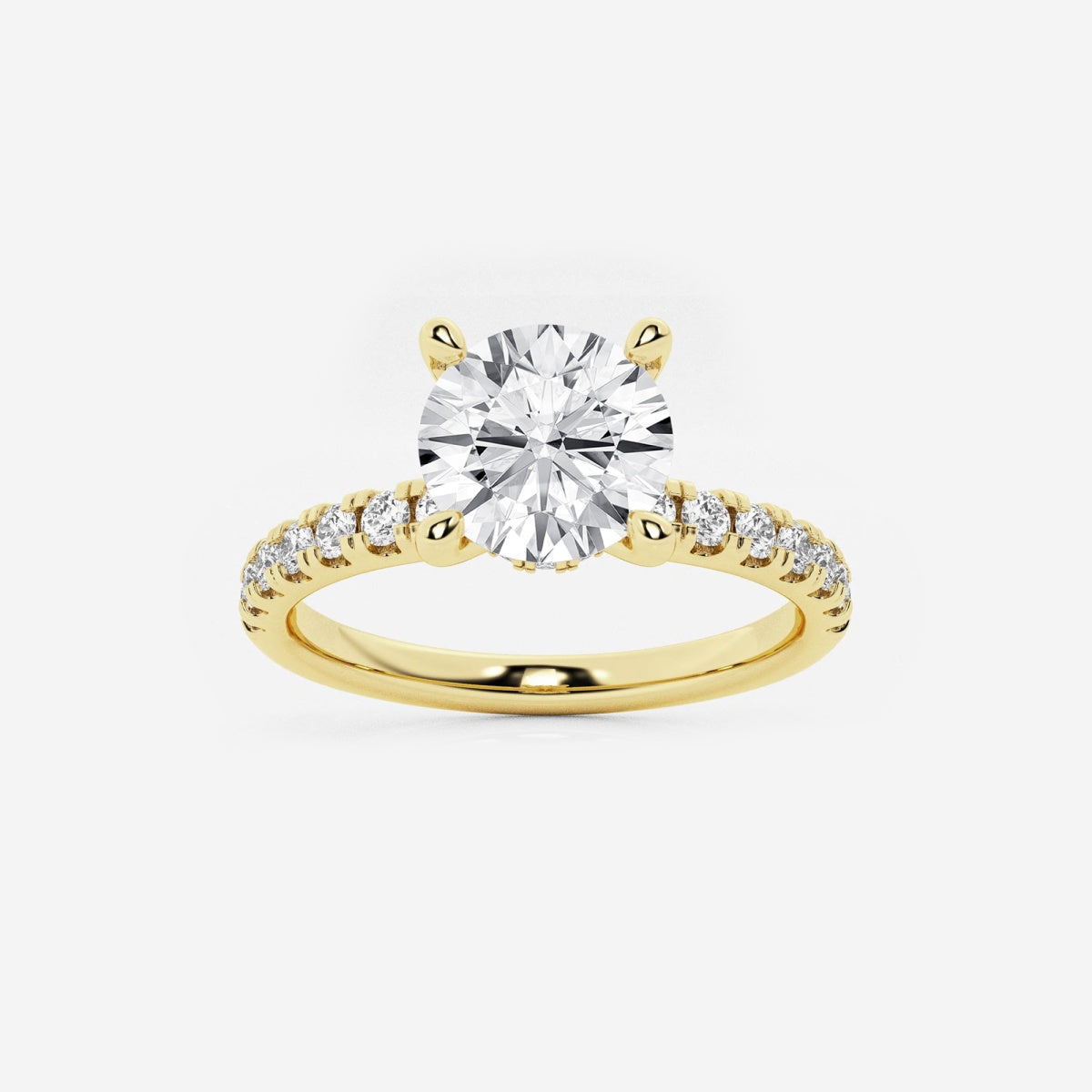 Everly - Hidden Halo Elegance Engagement Ring