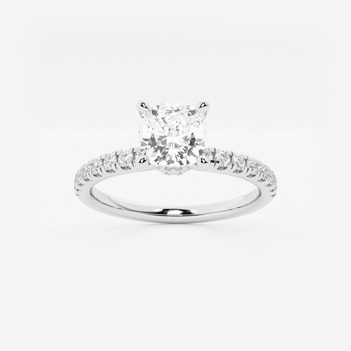 Everly - Hidden Halo Elegance Engagement Ring