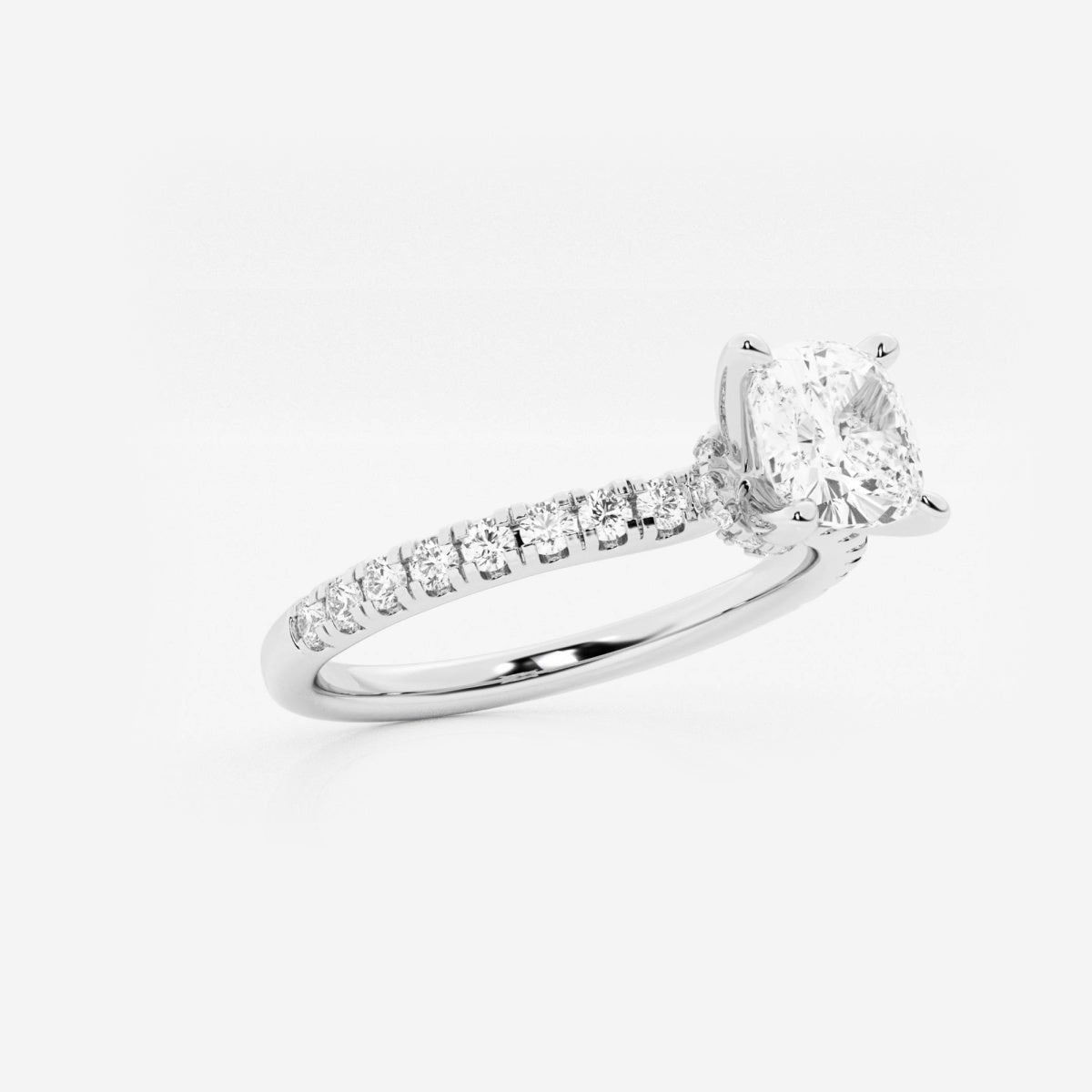 Everly - Hidden Halo Elegance Engagement Ring