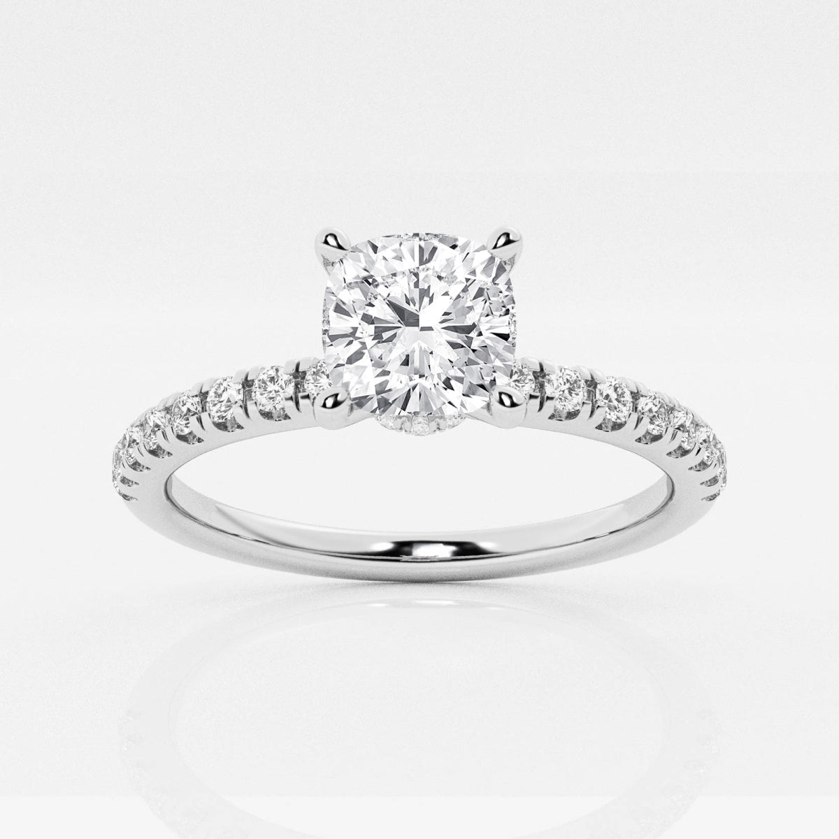 Everly - Hidden Halo Elegance Engagement Ring