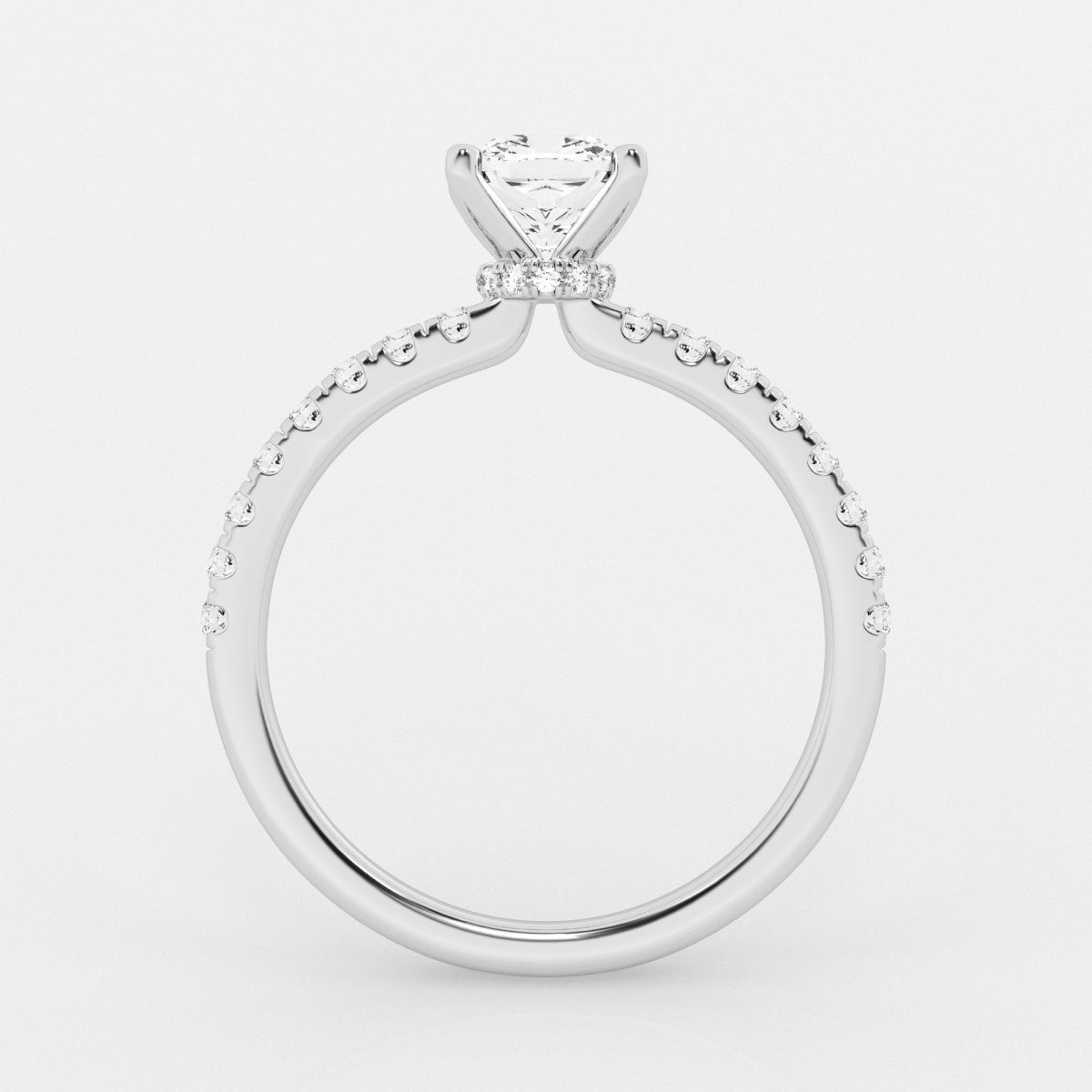 Everly - Hidden Halo Elegance Engagement Ring