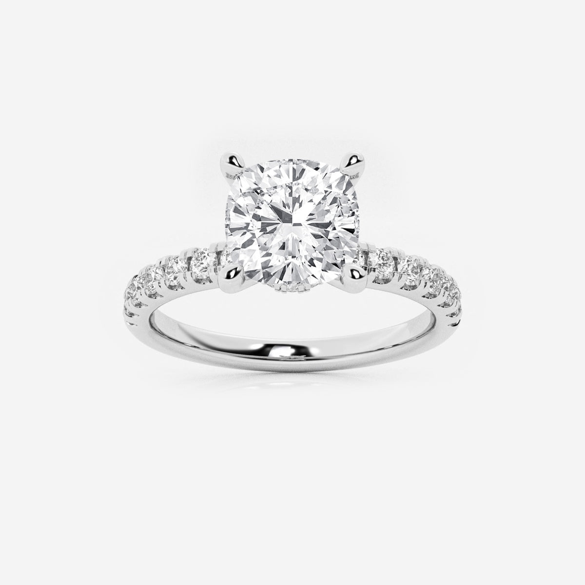 Everly - Hidden Halo Elegance Engagement Ring