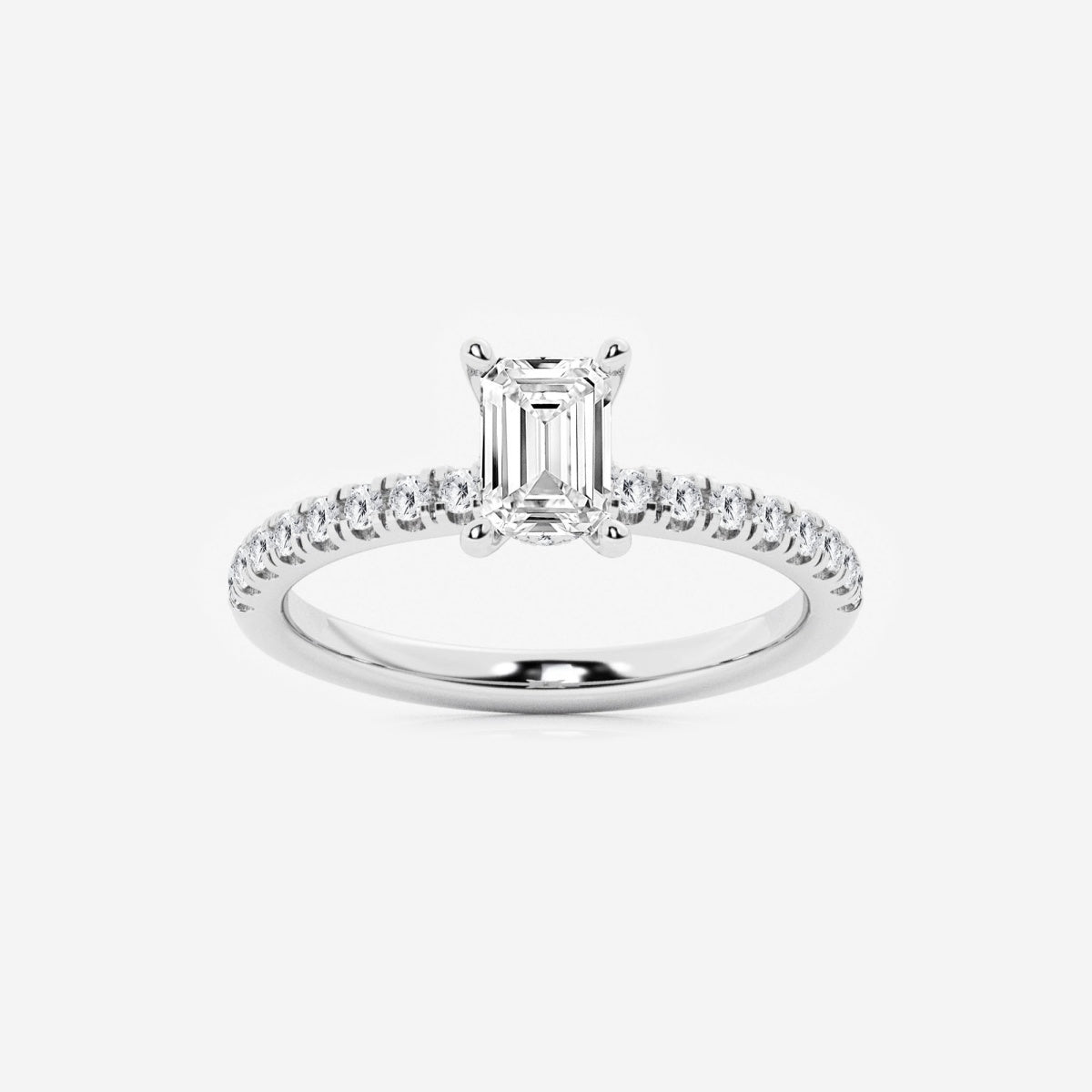 Everly - Hidden Halo Elegance Engagement Ring