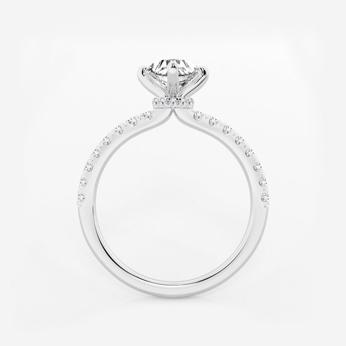 Everly - Hidden Halo Elegance Engagement Ring