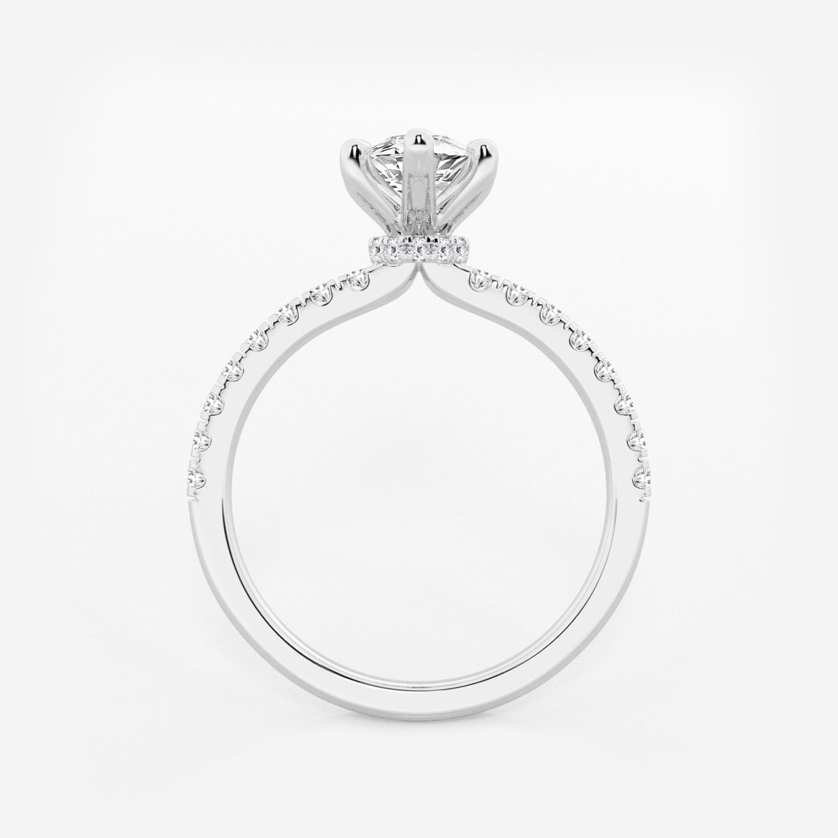 Everly - Hidden Halo Elegance Engagement Ring