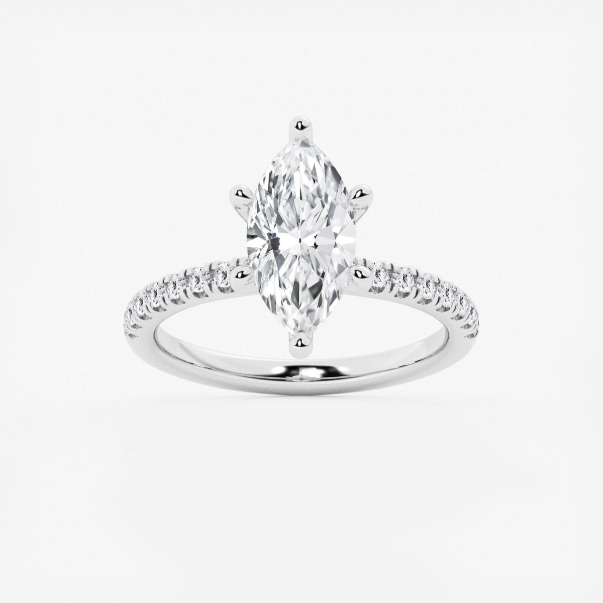 Everly - Hidden Halo Elegance Engagement Ring