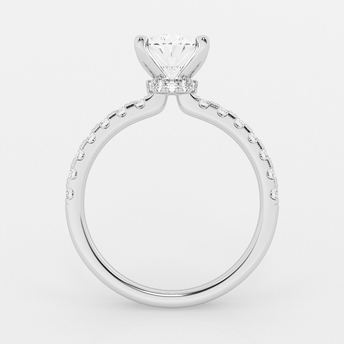 Everly - Hidden Halo Elegance Engagement Ring