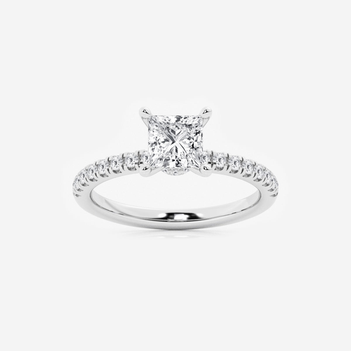 Everly - Hidden Halo Elegance Engagement Ring