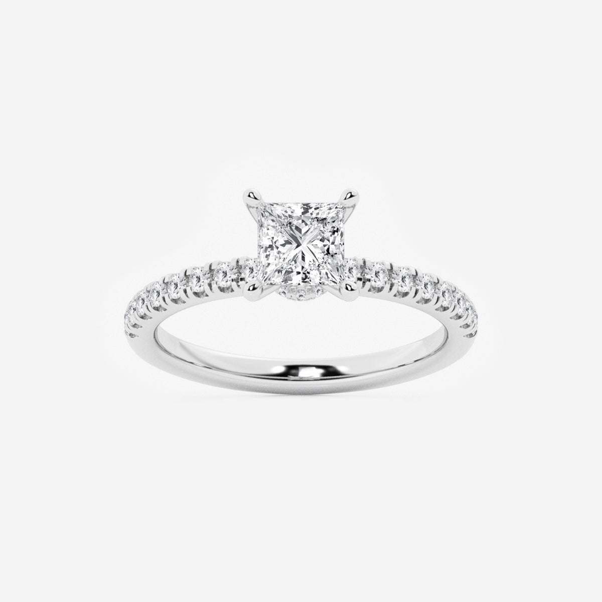 Everly - Hidden Halo Elegance Engagement Ring