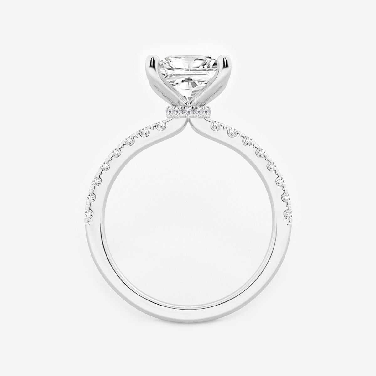 Everly - Hidden Halo Elegance Engagement Ring