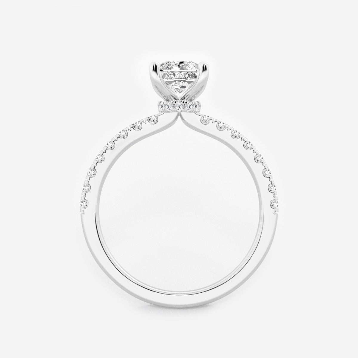 Everly - Hidden Halo Elegance Engagement Ring