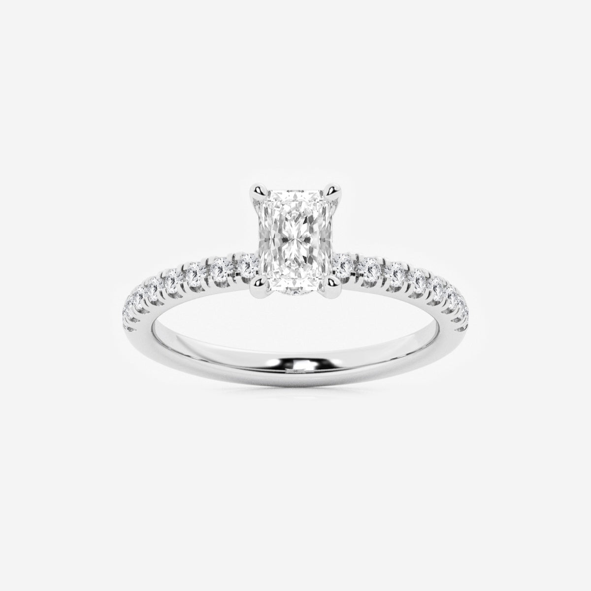 Everly - Hidden Halo Elegance Engagement Ring