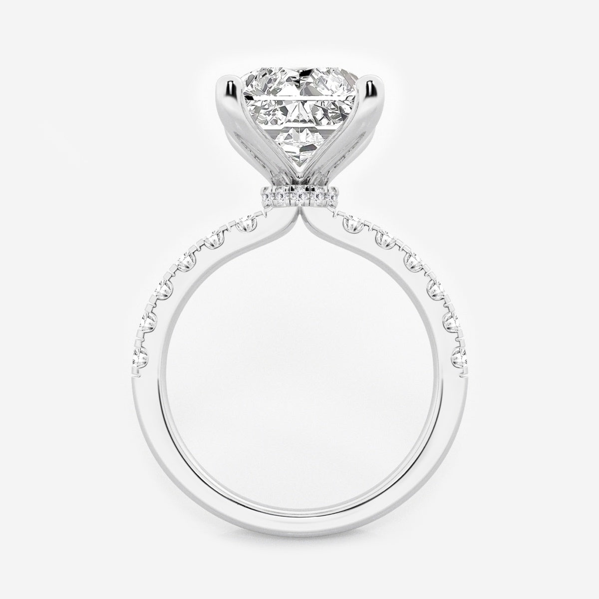 Everly - Hidden Halo Elegance Engagement Ring
