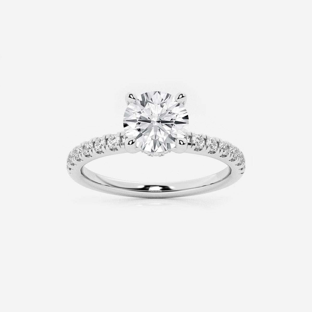 Everly - Hidden Halo Elegance Engagement Ring